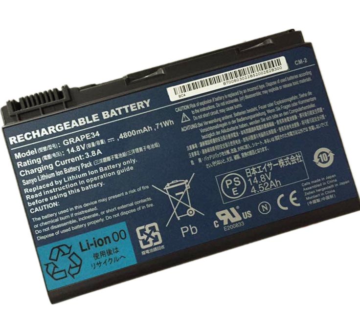 Replacement Battery for Acer Travelmate 5730 Series